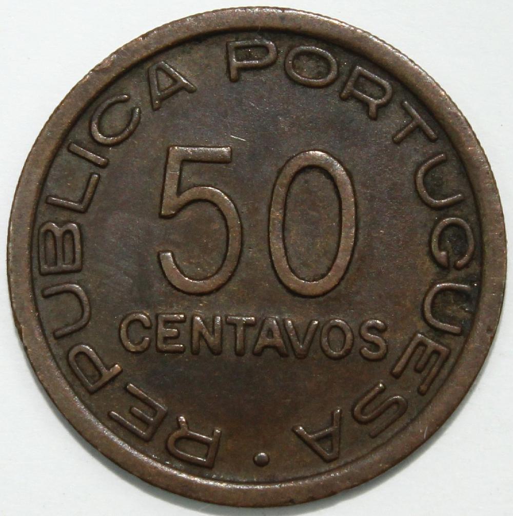 Mozambique 1945 50 Centavos... image