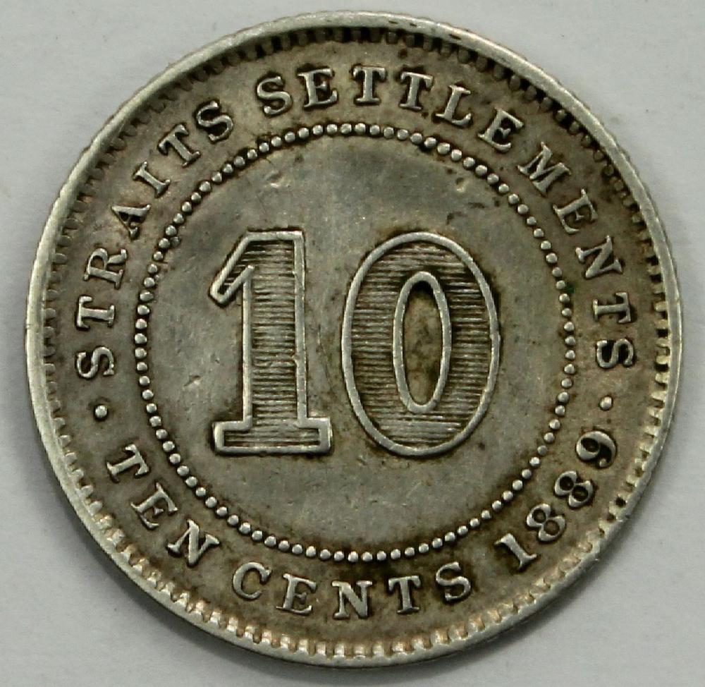 Straits Settlements 1893 10... image