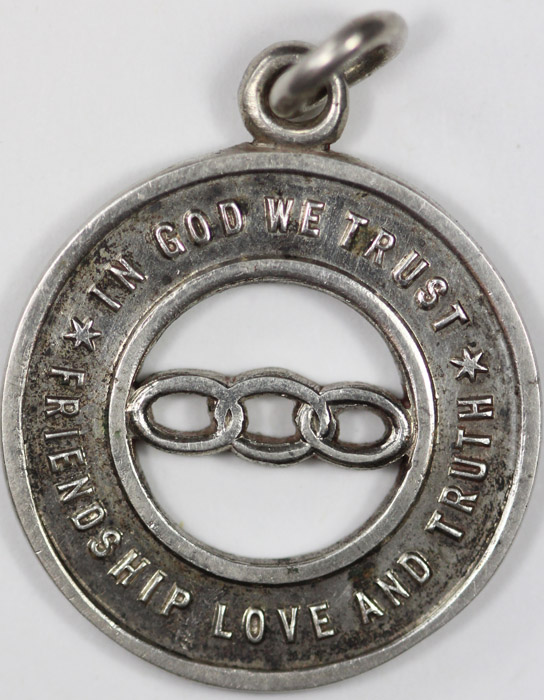 Sterling Silver Fob 'In God... image