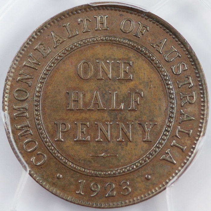 Australia. 1923 Halfpenny, ... image