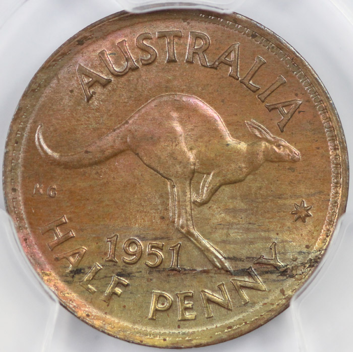 Australia. 1951 Y. (P) Half... image