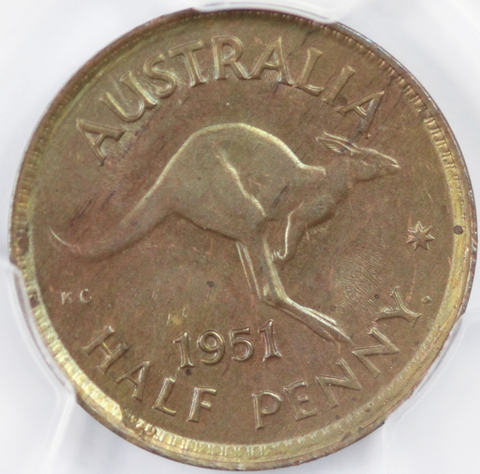 Australia. 1951 Y. (P) Half... image