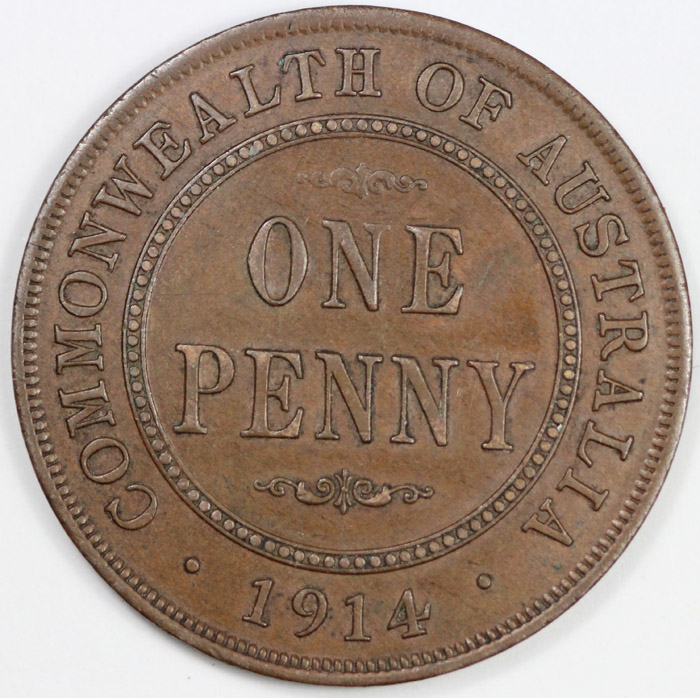 Australia. 1914 Penny, virt... image