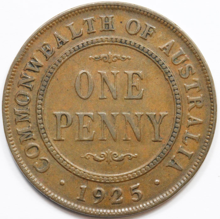 Australia. 1925 Penny, Very... image