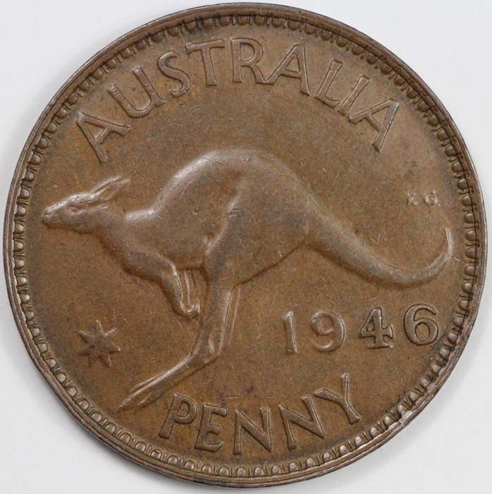 Australia. 1946 Penny, good... image