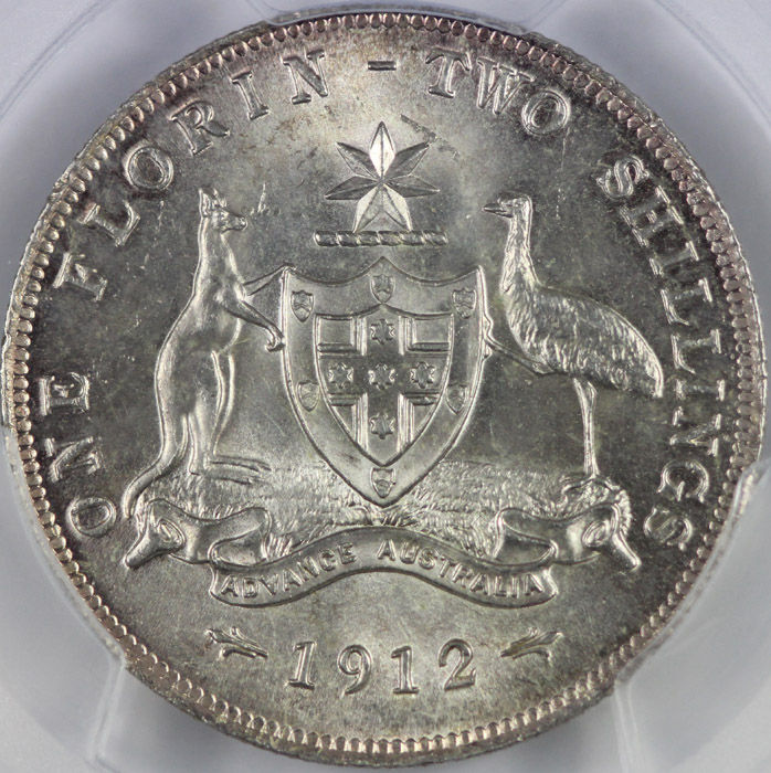 Australia. 1912 Florin, PCG... image