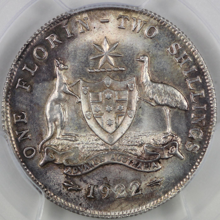 Australia. 1922 Florin, PCG... image