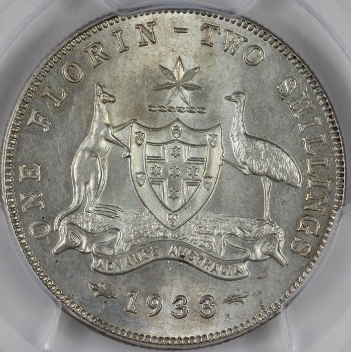 Australia. 1933 Florin, PCG... image