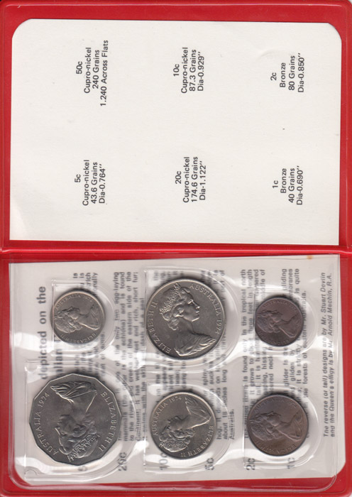 Australia. 1974 Mint Set, U... image