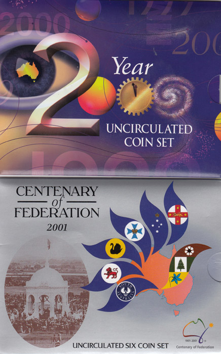 Australia. 2000 & 2001 Mint... image