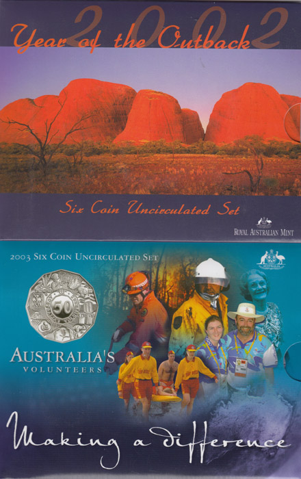 Australia. 2002 & 2003 Mint... image