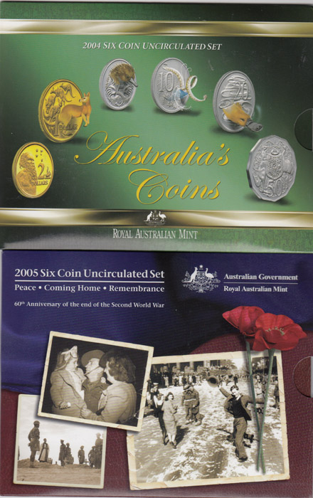 Australia. 2004 & 2005 Mint... image