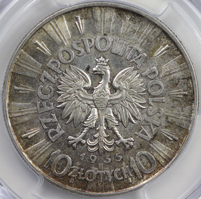 Poland. 1935 10 Zlotych, PC... image