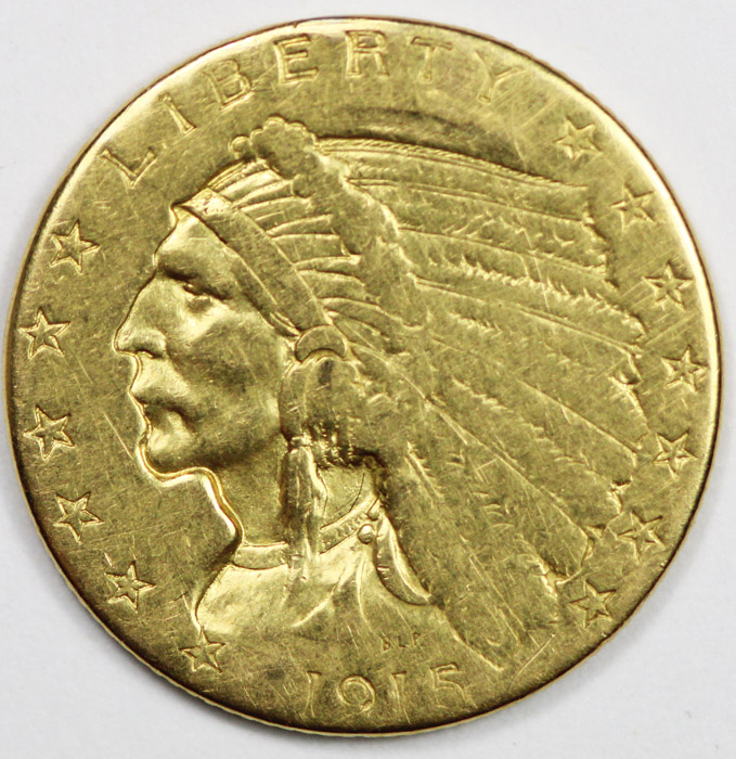 USA. 1915 'Indian' Gold 2 -... image