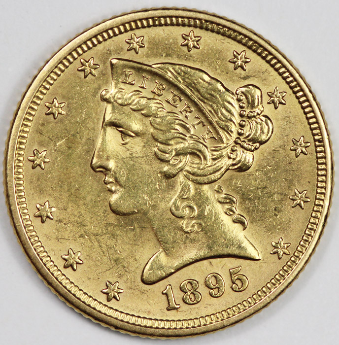 USA. 1895 'Liberty' Gold 5 ... image