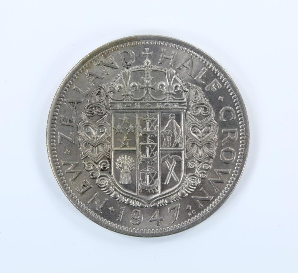 New Zealand 1947 Halfcrown ... image