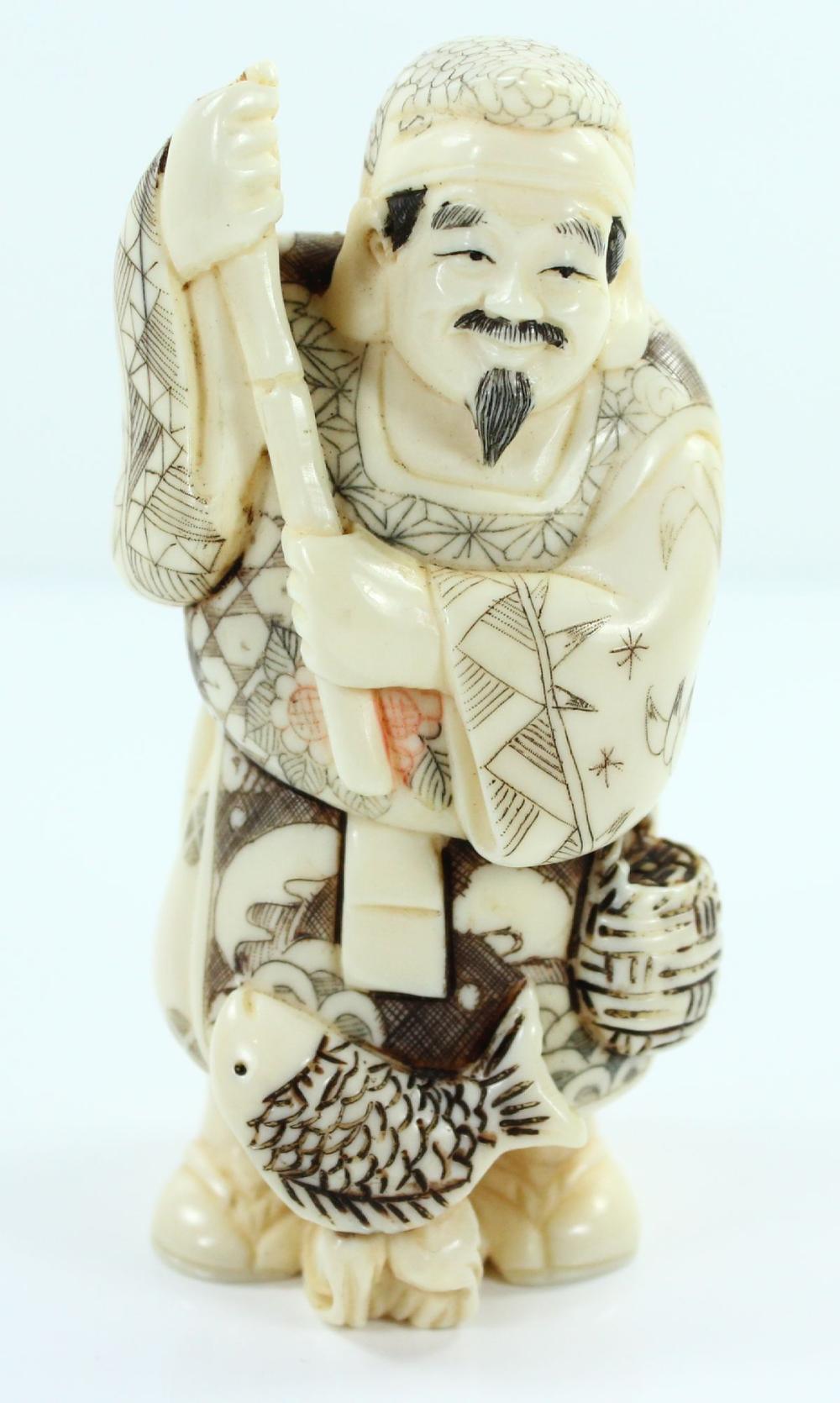 Ivory carving of the Japane... image