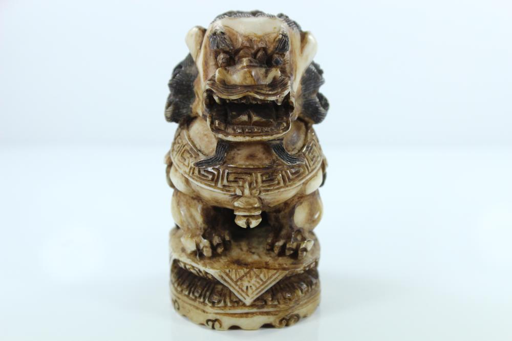 Intricate Chinese Ivory Car... image