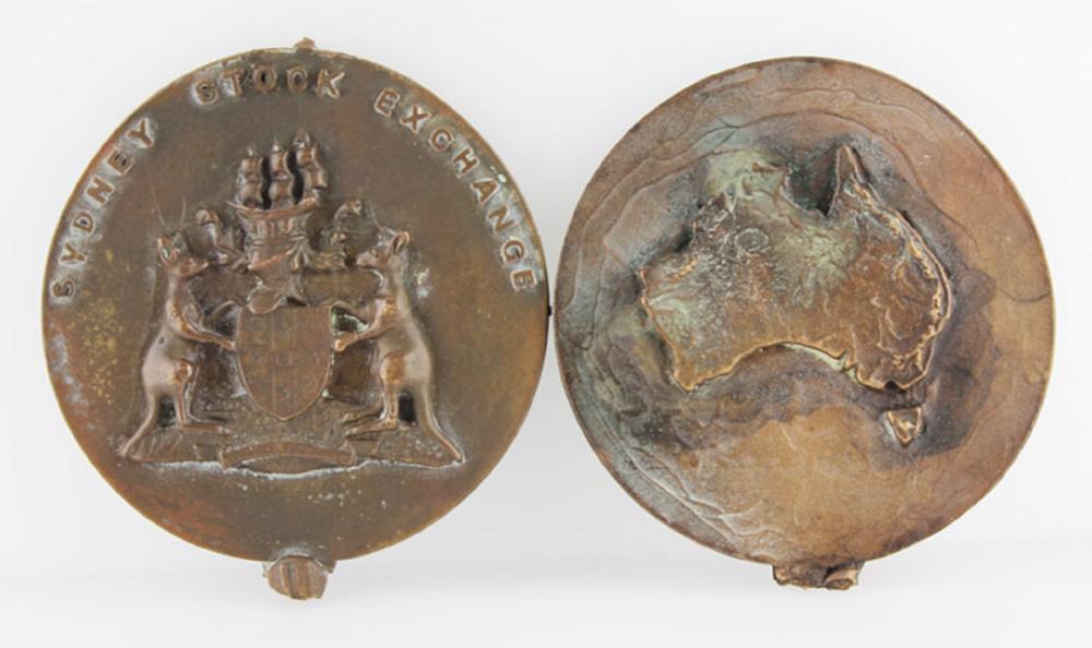 Australia Pair of Bronze Me... image