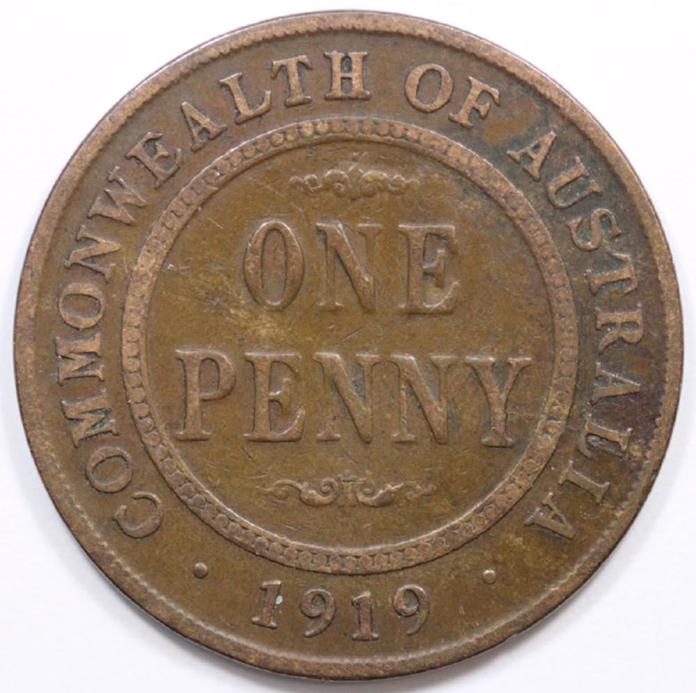 Australia. 1919 .//. Penny,... image