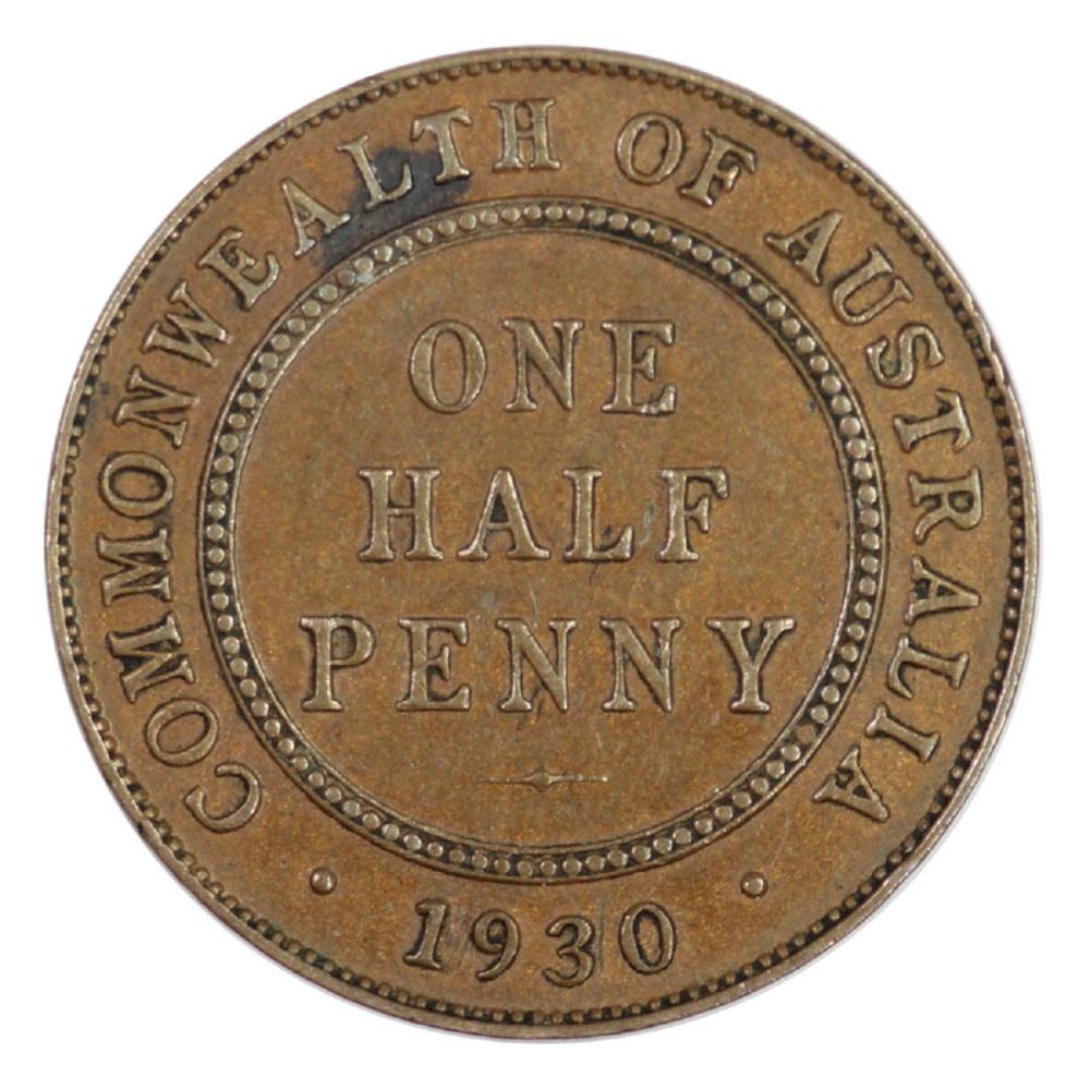 Australia. 1930 Halfpenny, ... image