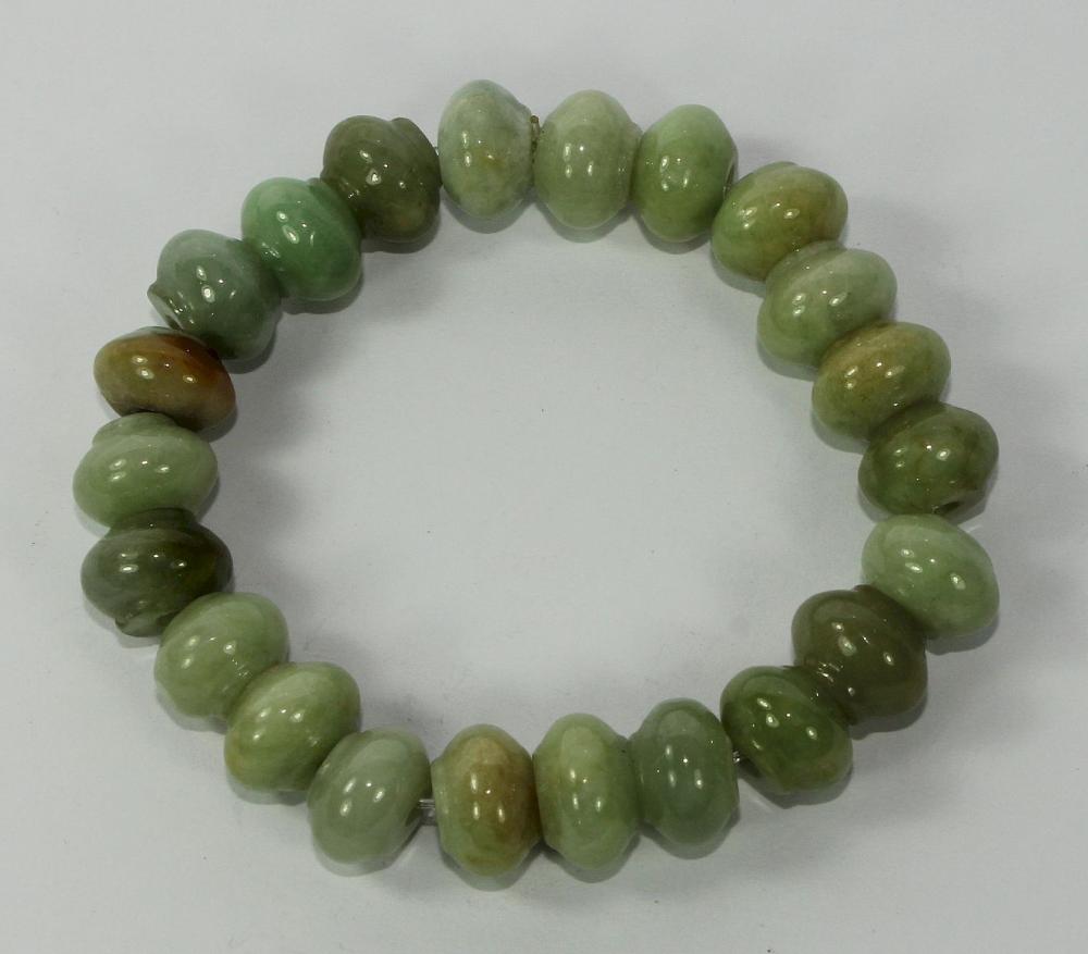 Carved Bead Bracelet in nat... image