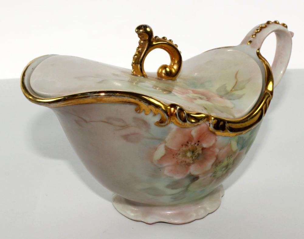 Lidded Porcelain Gravy Boat image