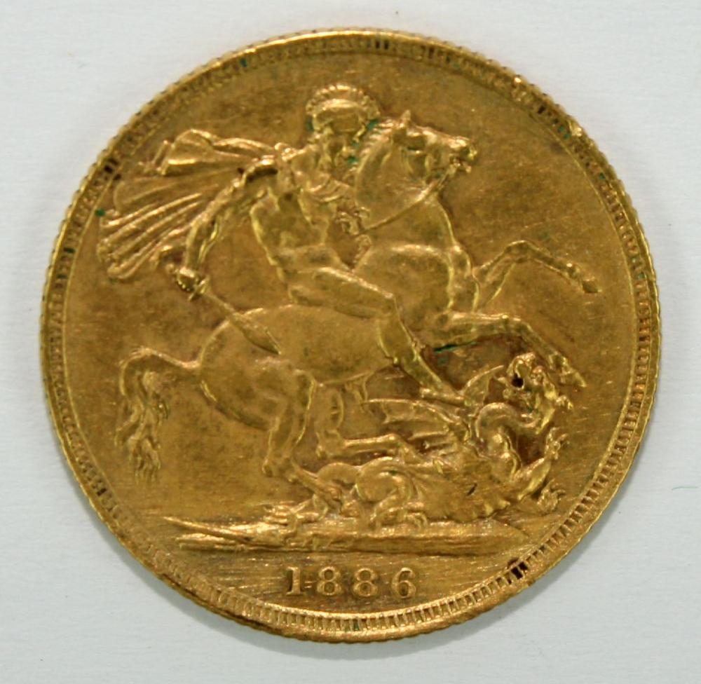 Australia 1886 S Gold (916)... image