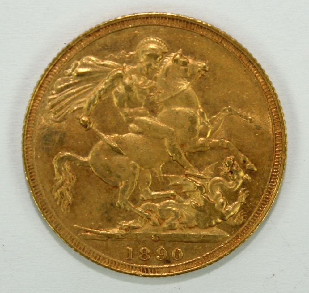 Australia 1890 S Gold (916)... image