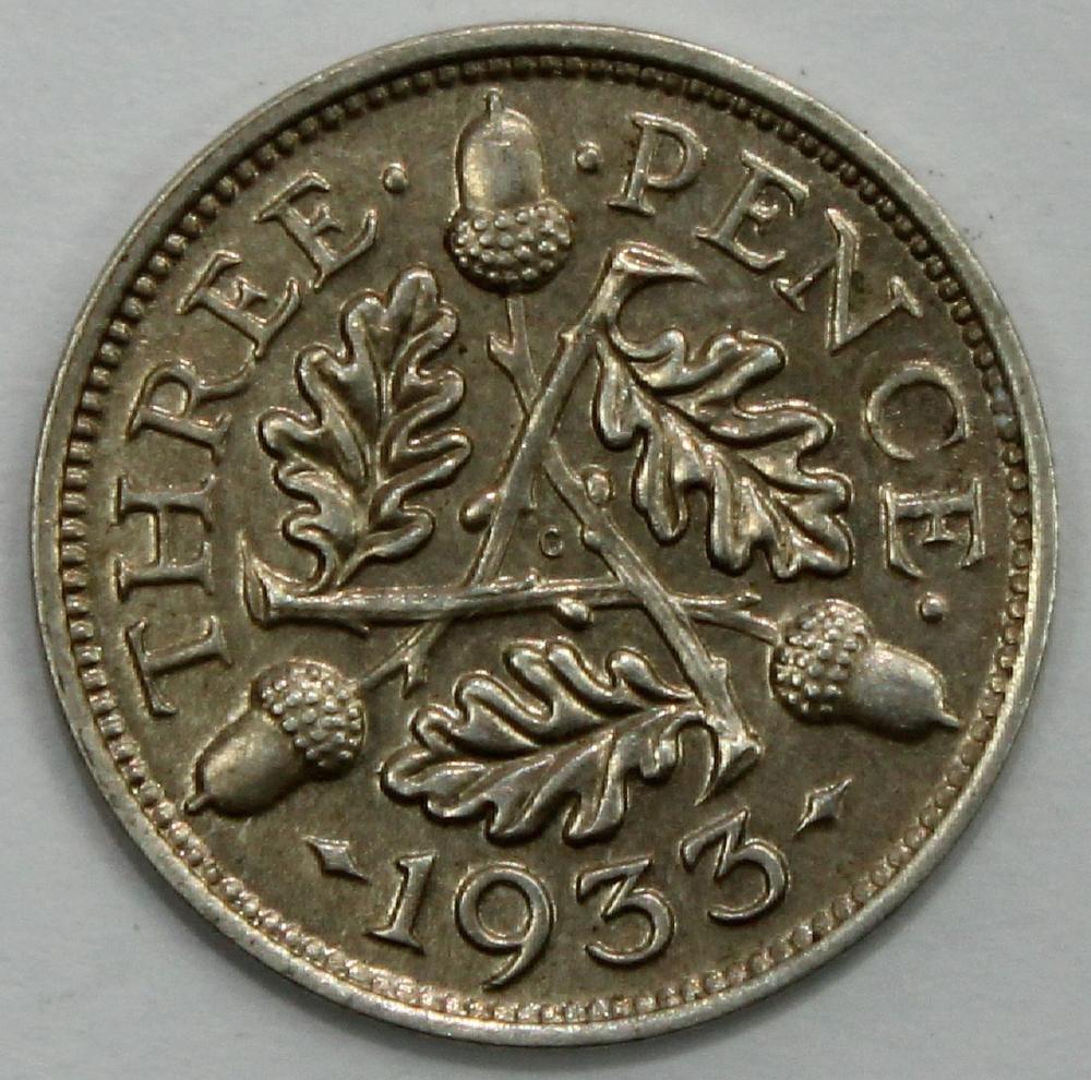 Great Britain 1933 Threepen... image