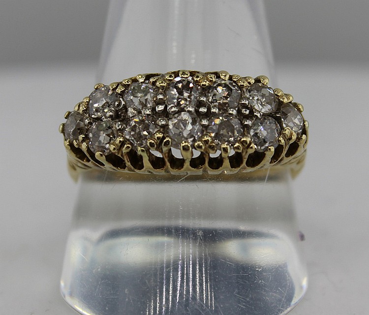 Vintage Bridge Ring with Ro... image