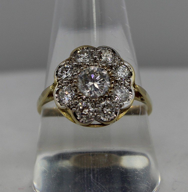 Diamond Cluster Ring image