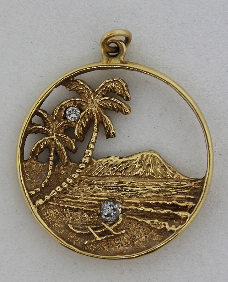 Gold & Diamond Pendant image