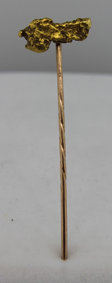 Natural Gold Nugget Stick Pin image