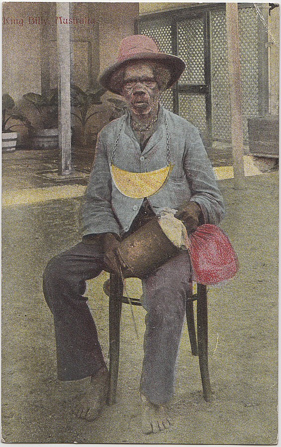 Early Postcard of 'King Billy' image