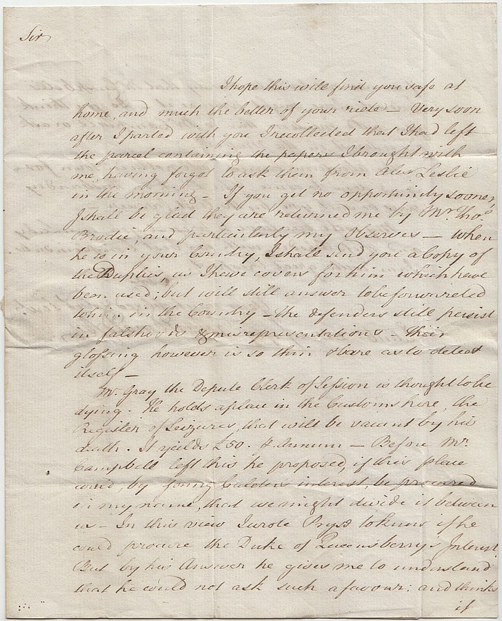 Early letter dated 2nd May,... image