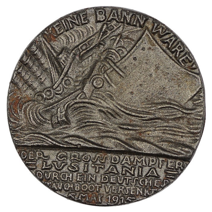 Lusitania Medal (WWI). image