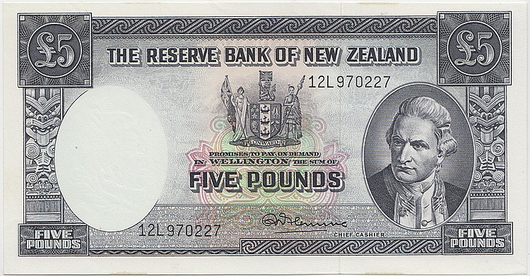 New Zealand 'Fleming' £5 Ba... image