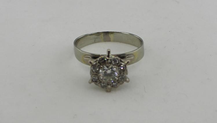 Diamond Cluster Ring in 18c... image