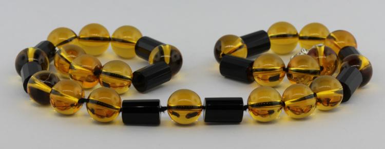 Deco Style Citrine and Onyx... image