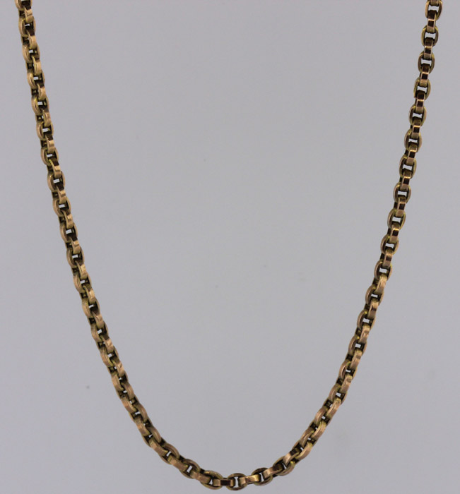 Heavy 9ct Gold Muff Chain image