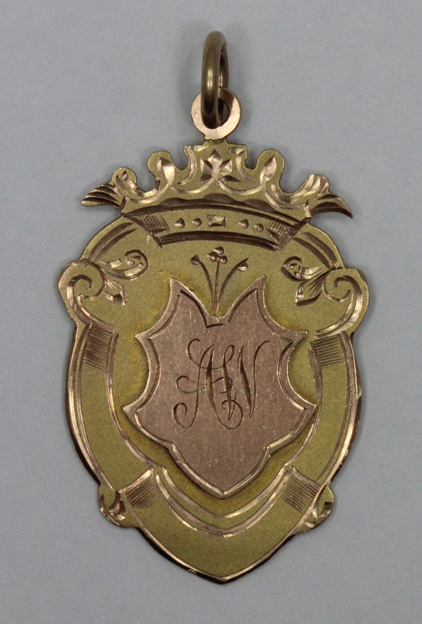 Athletics 9ct Gold Prize Fob image