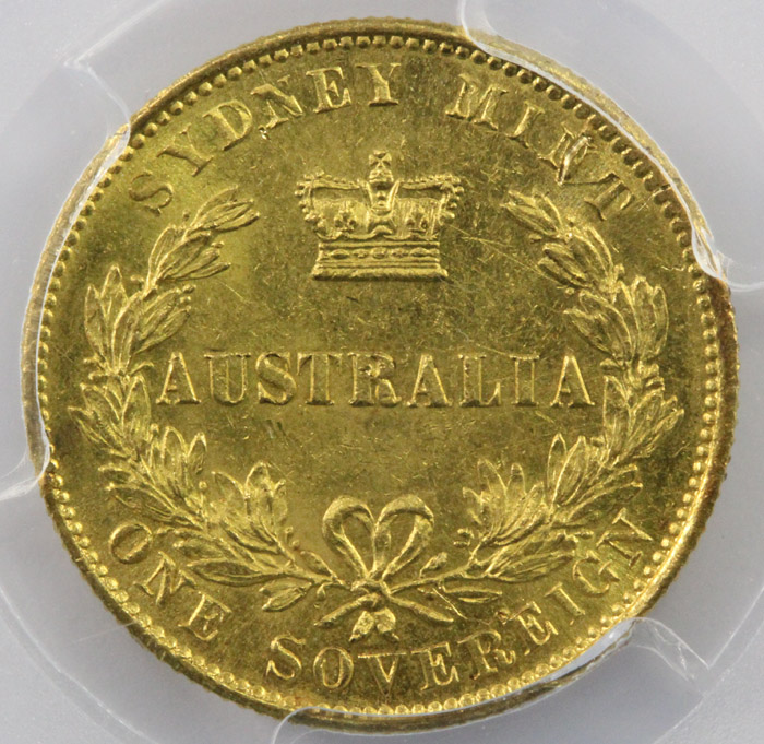 Australia 1861 Sovereign NG... image