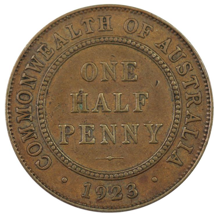 Australia 1923 Halfpenny, g... image