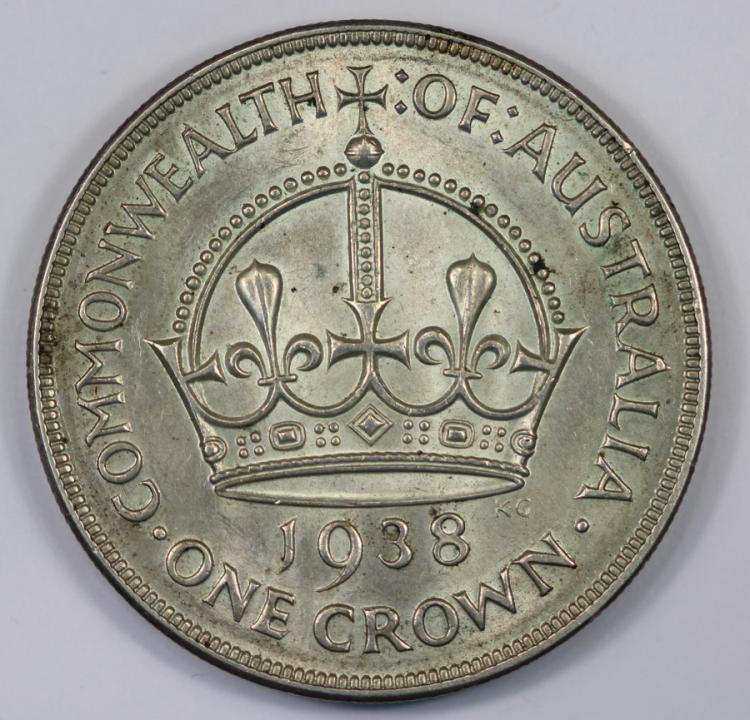 Australia 1938 Crown, Uncir... image