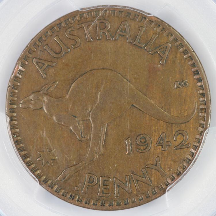 Australia 1942 'No I' Penny... image