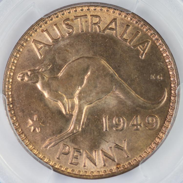 Australia 1949 Penny, PCGS ... image