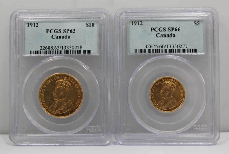 Canada 1912 $5 - PCGS SP66 ... image