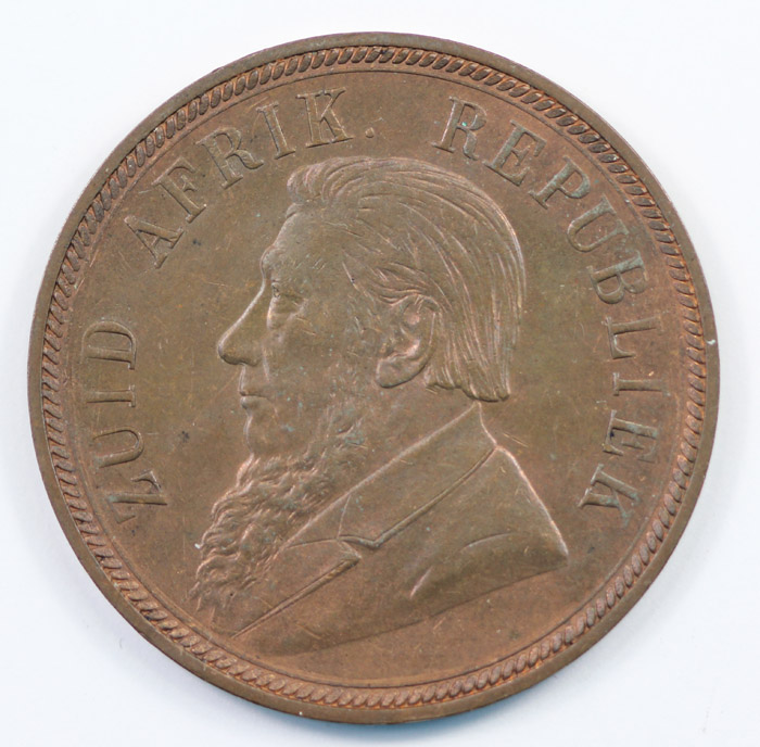 South Africa 1898 Penny, Ch... image