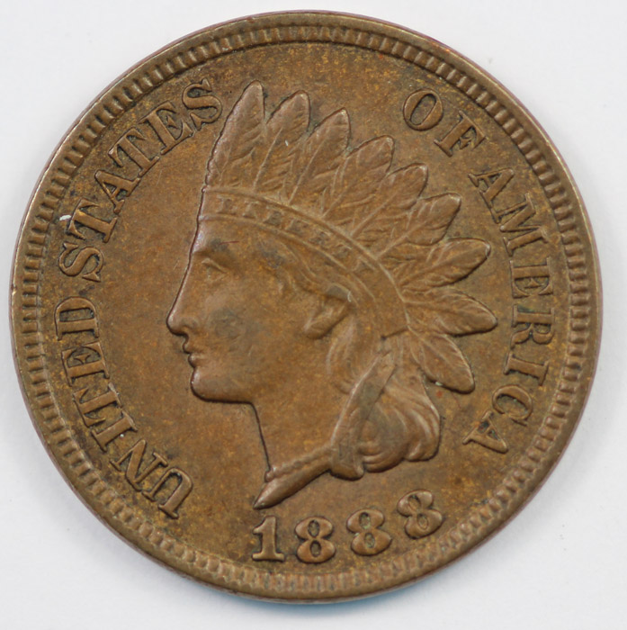 USA Indian 1888 Cent, Brown... image